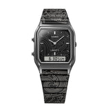 AQ-230 Reloj Casio x Liberty unisex correa de metal
