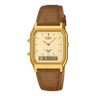 AQ-230E Reloj Casio de caballero correa de piel