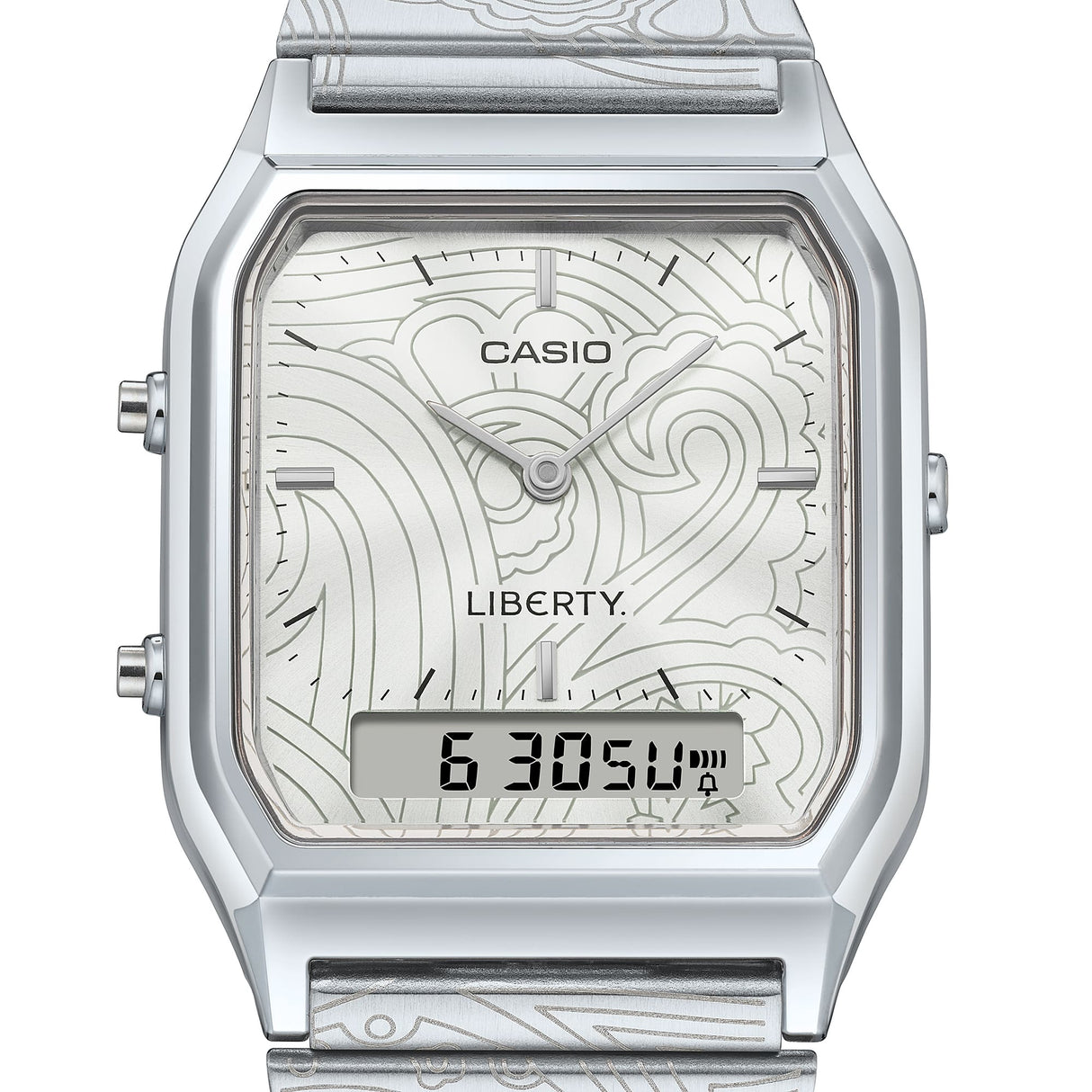 AQ-230 Reloj Casio x Liberty unisex correa de metal