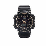 AQ-S810 Reloj Casio para Hombre Pulsera de Caucho Doble hora Tough Solar Illuminator