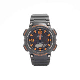 AQ-S810 Reloj Casio para Hombre Pulsera de Caucho Doble hora Tough Solar Illuminator