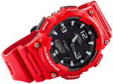 AQ-S810 Reloj Casio para Hombre Pulsera de Caucho Doble hora Tough Solar Illuminator