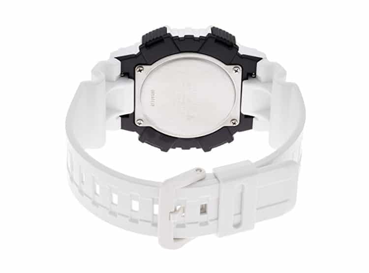 AQ-S810 Reloj Casio para Hombre Pulsera de Caucho Doble hora Tough Solar Illuminator