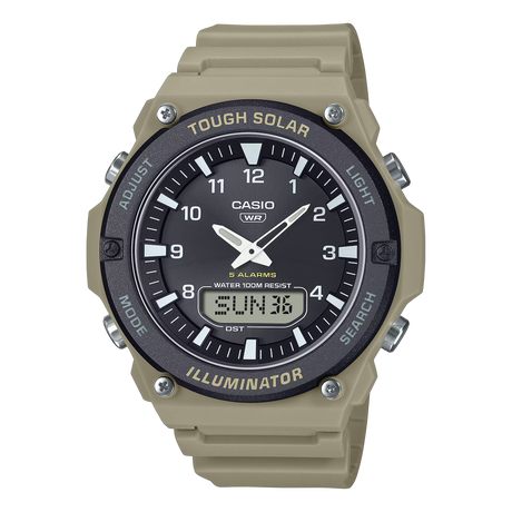 AQ-S820W Reloj Casio de hombre pulsera de caucho 50 mm