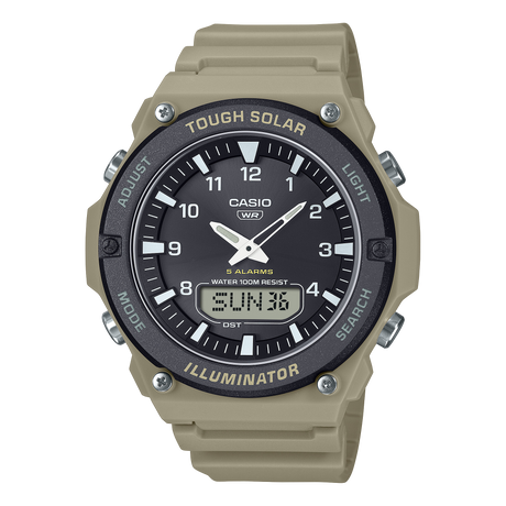 AQ-S820W Reloj Casio de hombre pulsera de caucho 50 mm