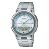 AW-80D Reloj Casio para Hombre Pulsera de Metal Doble hora Illuminator 10 Años de Batería