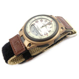 AW-80V Reloj Casio para Hombre Pulsera de tela Doble hora Illuminator 10 Años de Batería