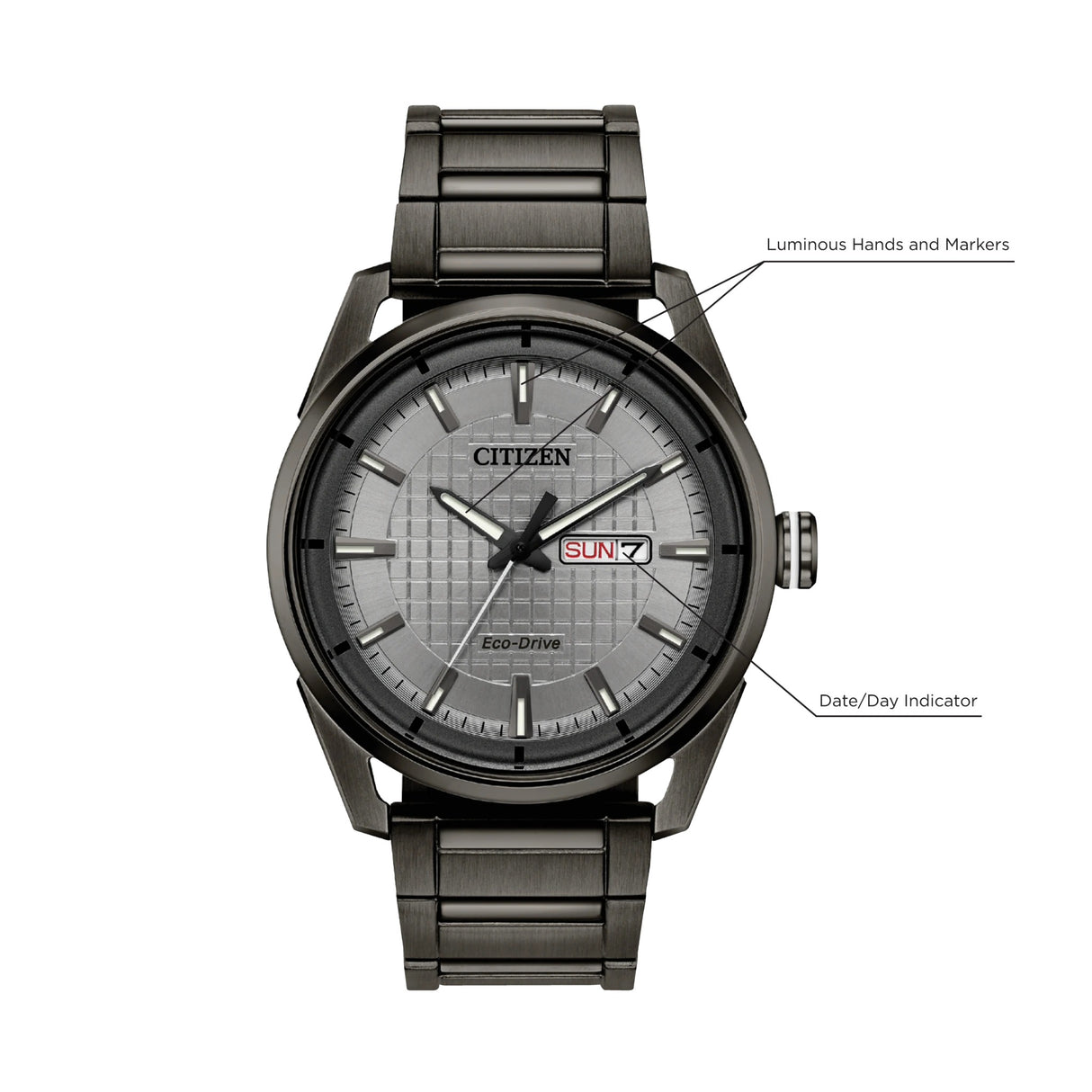 AW0087-58H Reloj Citizen CTO Eco-Drive de hombre correa de metal