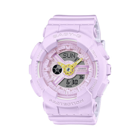 BA-110X Reloj Baby-G para Mujer Pulsera de Caucho Doble hora