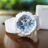 BA-110X Reloj Baby-G para Mujer Pulsera de Caucho Doble hora