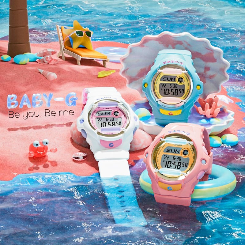 BG 169PB 4 Baby G Reloj Digital Pulsera de Caucho para Mujer Chilero