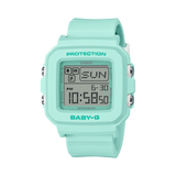 BGD-10 Reloj Baby-G de dama pulsera de caucho digital