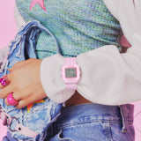 BGD-10 Reloj Baby-G de dama pulsera de caucho digital