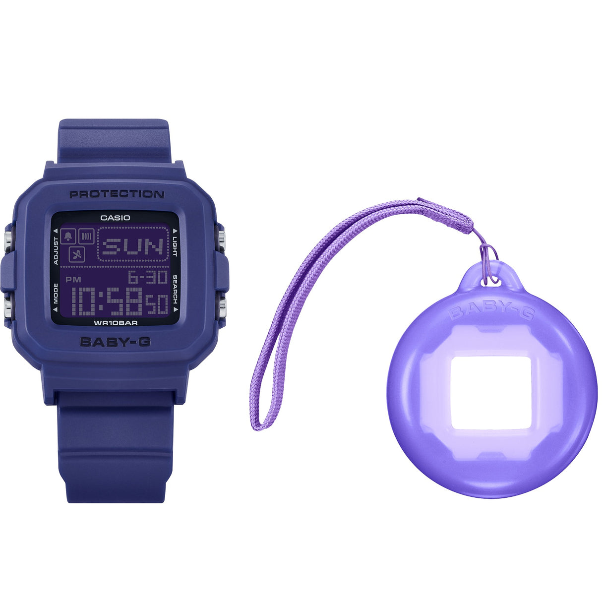 BGD-10K Reloj Baby-G Digital para Mujer pulsera de caucho