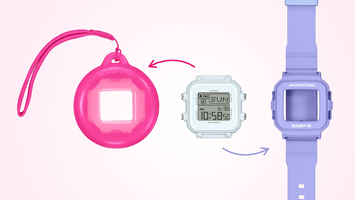 BGD-10K Reloj Baby-G Digital para Mujer pulsera de caucho