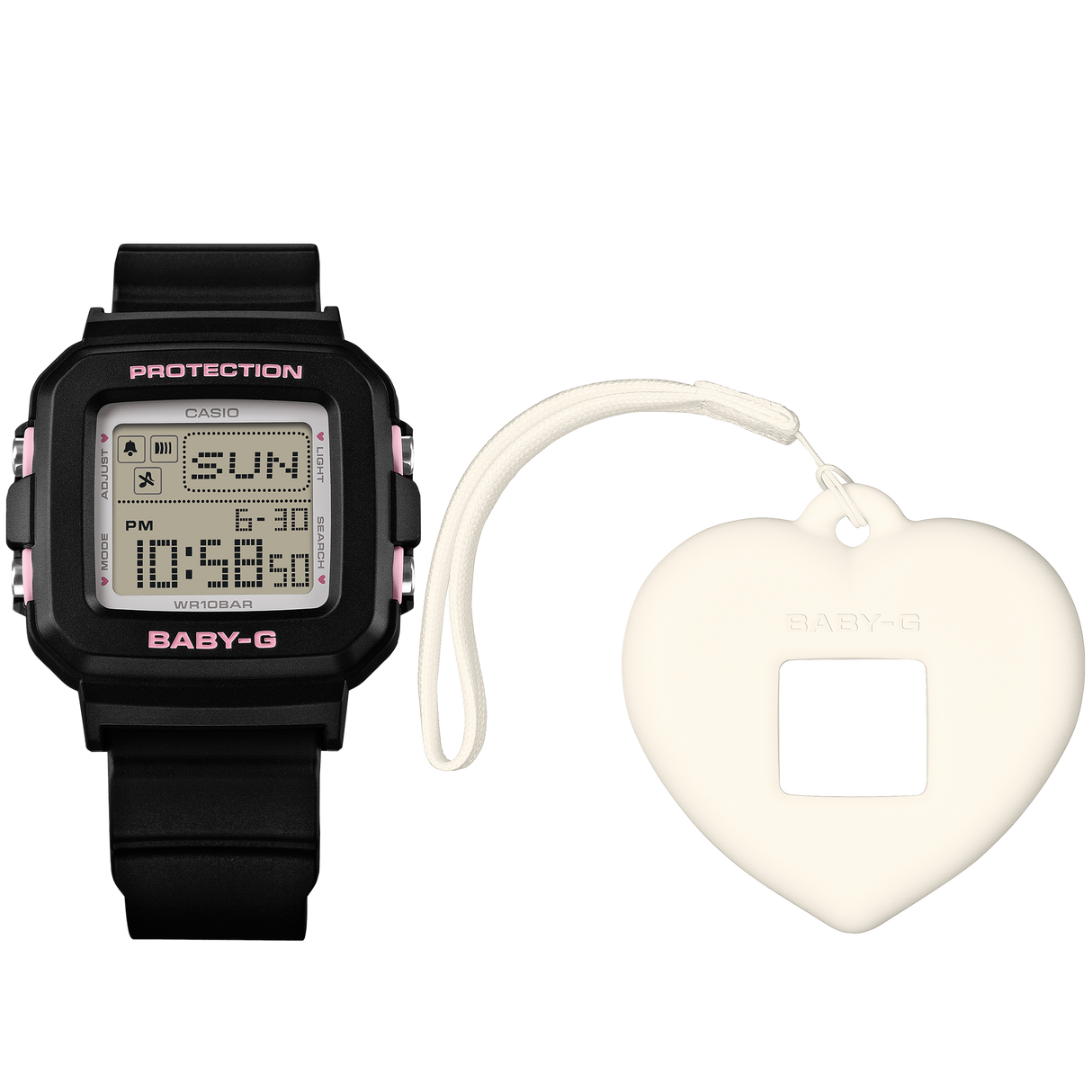 BGD-10K Reloj Baby-G Digital para Mujer pulsera de caucho