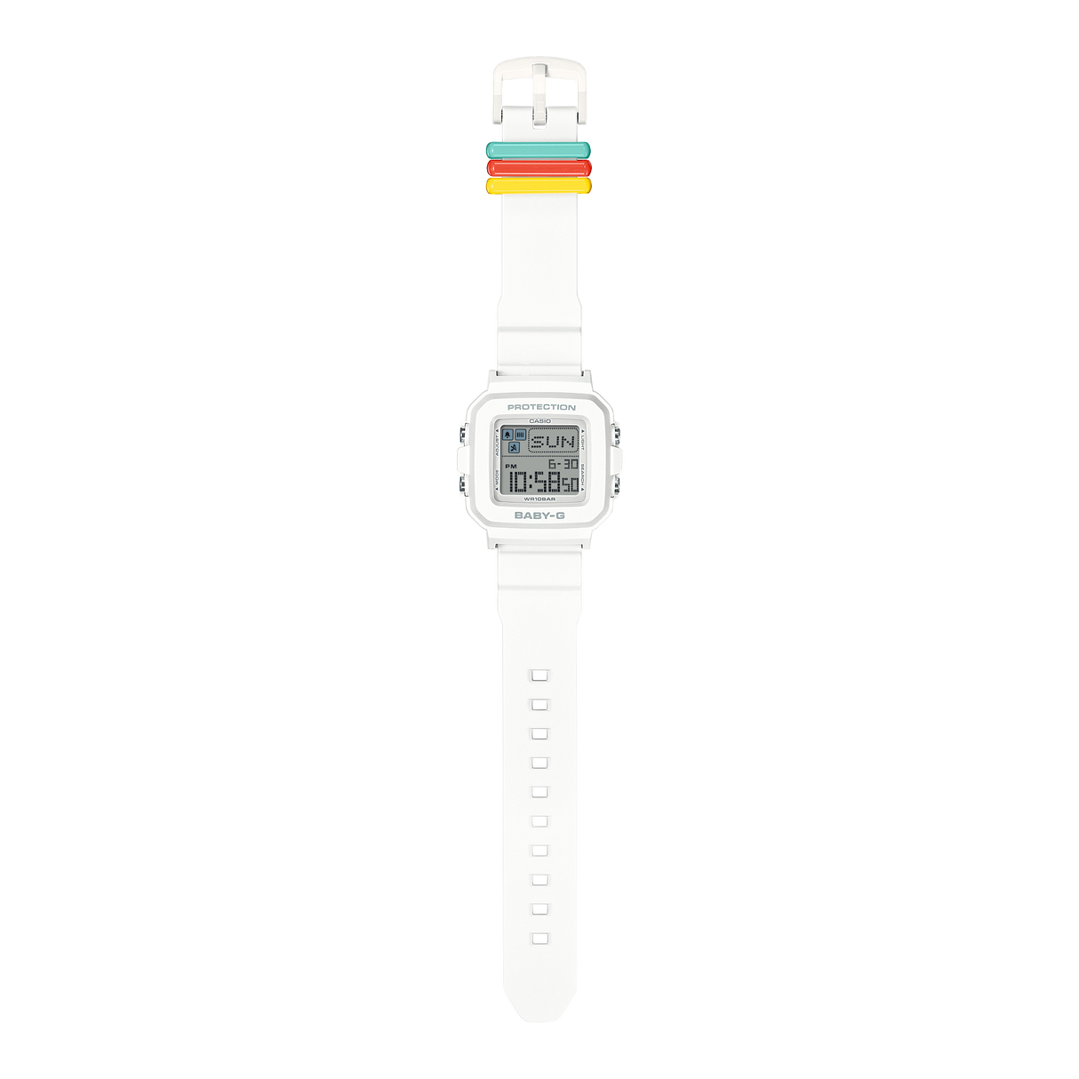 BGD-10 Reloj Baby-G de dama pulsera de caucho digital