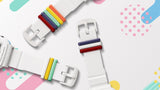 BGD-10 Reloj Baby-G de dama pulsera de caucho digital