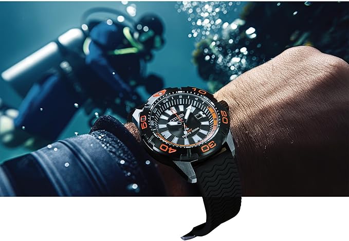 BJ7129-05E Reloj Citizen Eco-Drive de hombre pulsera de resina 43 mm