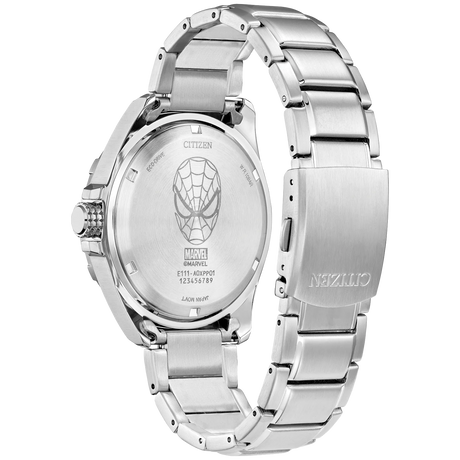 BM7610-52W Reloj Citizen Spider-Man de hombre pulsera de metal 44 mm