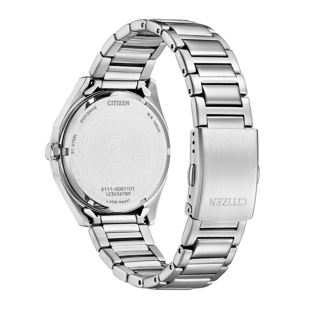 BM7620-83A Reloj Citizen Eco-Drive de hombre pulsera de metal 38mm