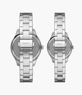 Set de reloj Fossil para hombre y mujer