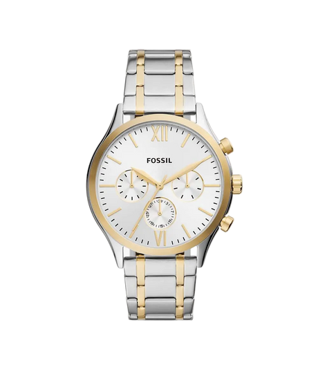 Fossil Fenmore Reloj Análogo para Hombre Pulsera de Metal