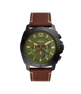 Fossil Privateer Reloj Análogo para Hombre Pulsera de Cuero