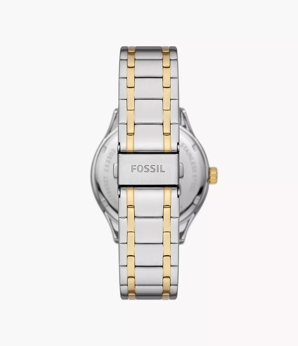 BQ2786SET Reloj Fossil Fenmore de hombre correa de metal & correa de cuero 44mm
