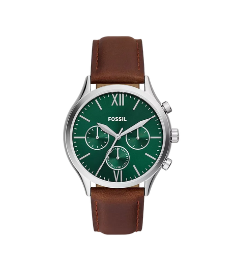 Fossil Fenmore Multifunction Reloj para Hombre Pulsera de Cuero Análogo