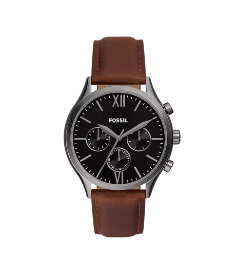 Fossil Fenmore Multifunction Reloj para Hombre Pulsera de Cuero Análogo