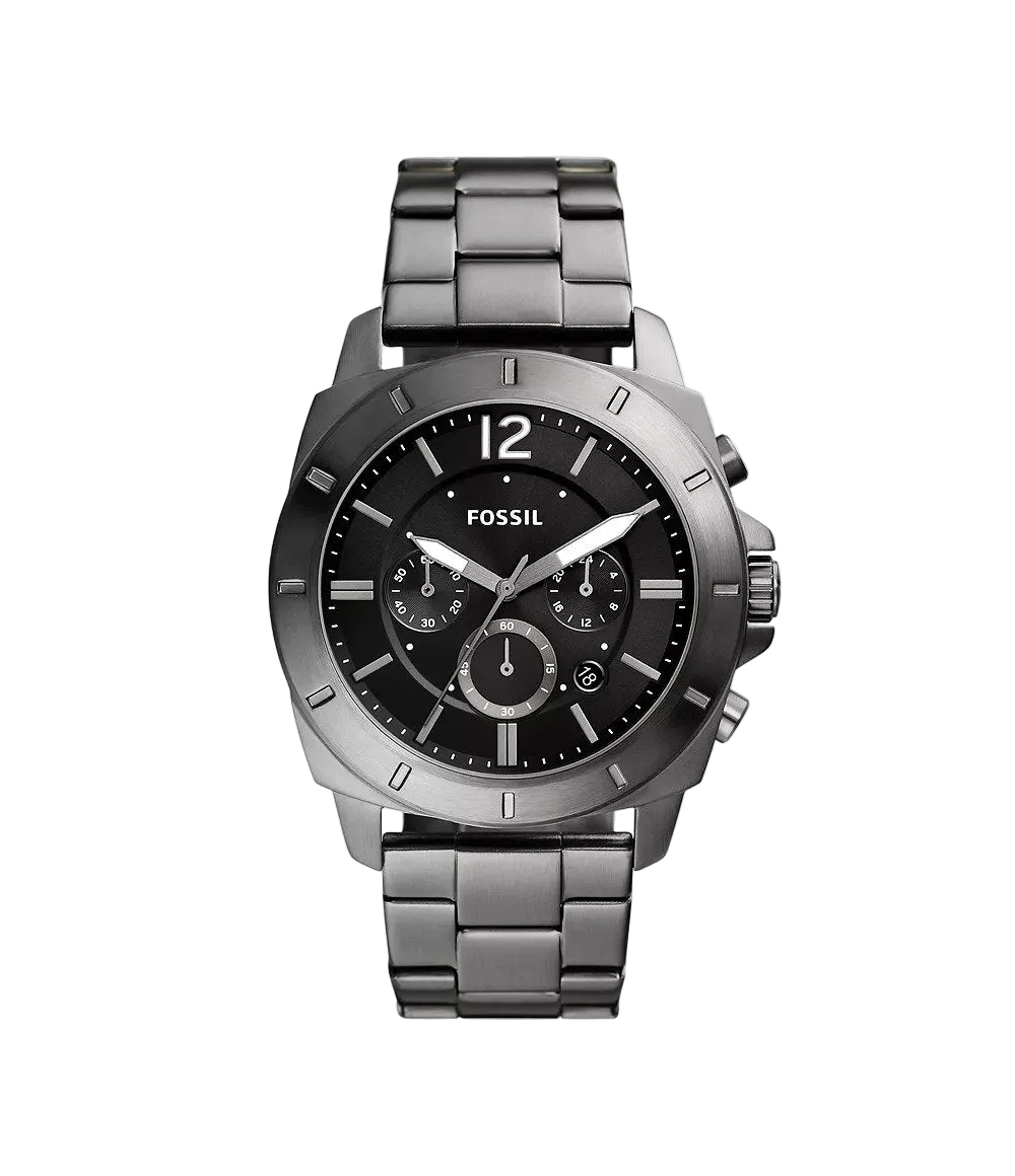 Fossil Privateer Cronógrafo Reloj para Hombre Pulsera de Metal Análogo 48 mm