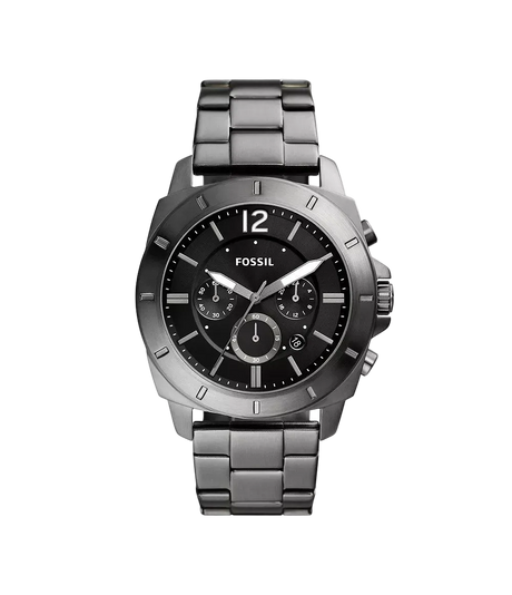 Fossil Privateer Cronógrafo Reloj para Hombre Pulsera de Metal Análogo 45mm