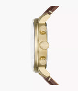 Reloj Fossil Rhett de caballero pulsera de piel