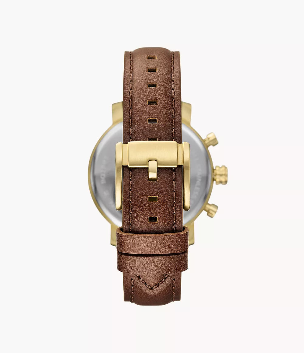 Reloj Fossil Rhett de caballero pulsera de piel