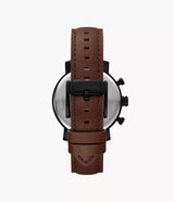 Reloj Fossil Rhett de caballero pulsera de piel