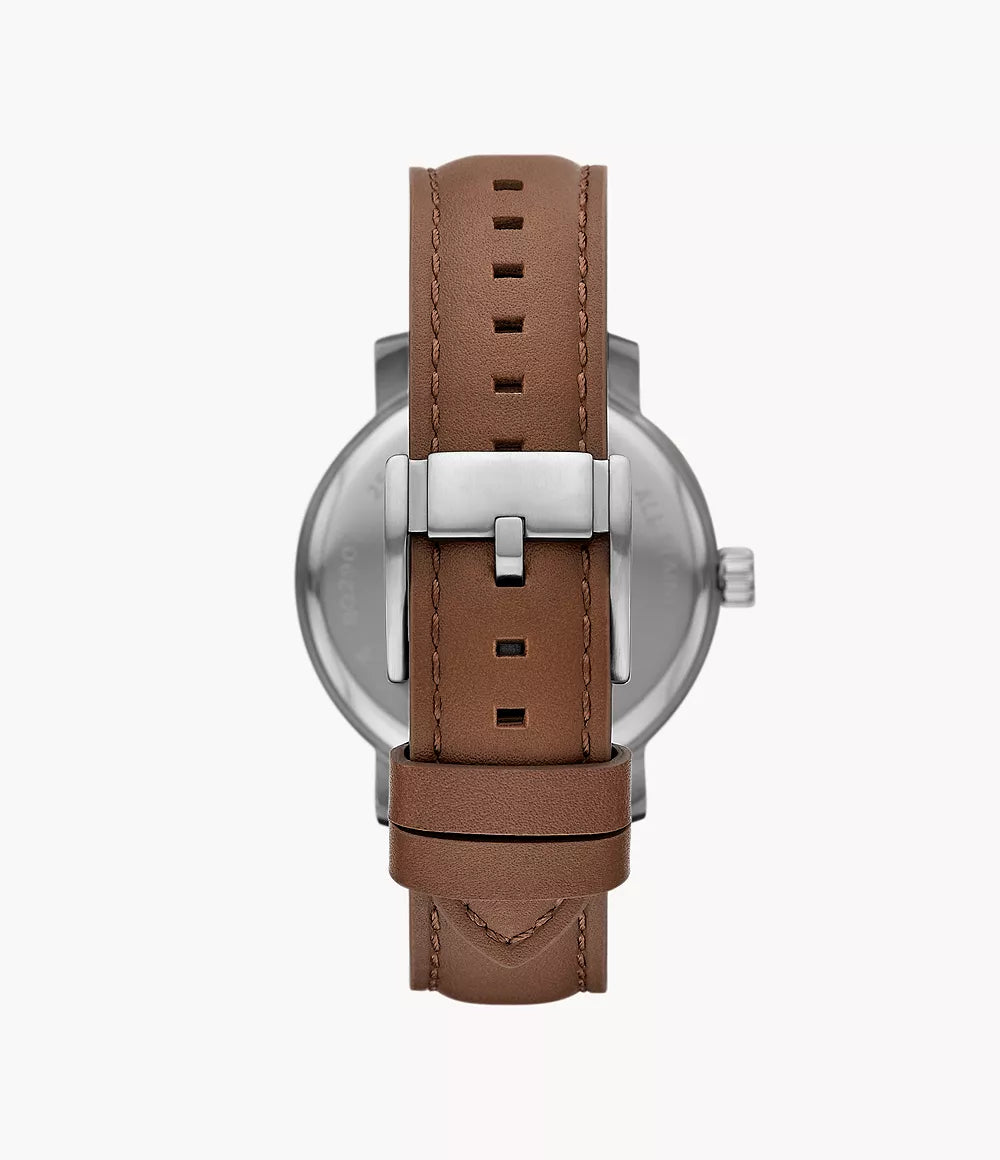 Reloj Fossil Rhett de caballero pulsera de piel