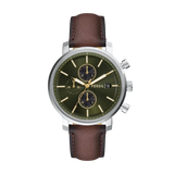 Reloj Fossil Rhett de caballero pulsera de piel