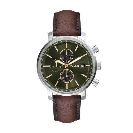 Reloj Fossil Rhett de caballero pulsera de piel