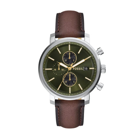 Reloj Fossil Rhett de caballero pulsera de piel