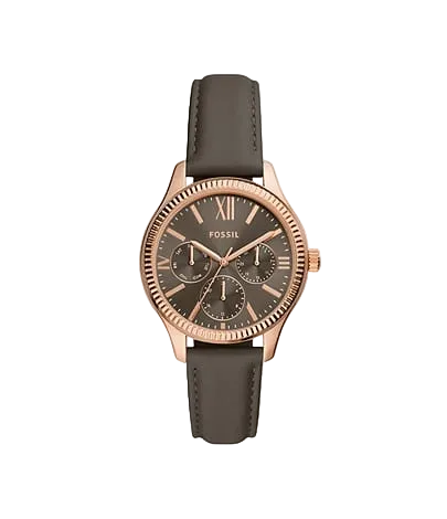 Reloj Fossil Rye Análogo para Señorita Pulsera de cuero