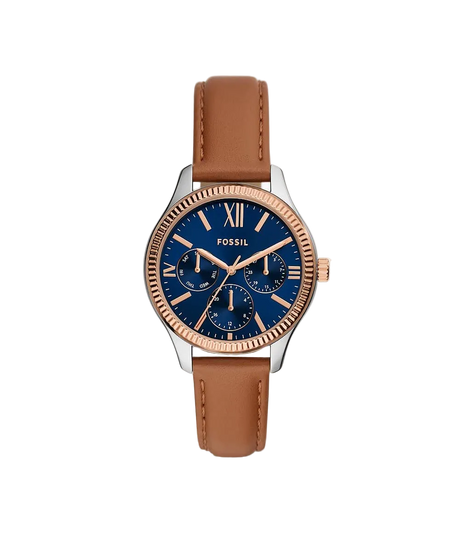 Reloj Fossil Rye Análogo para Señorita Pulsera de cuero