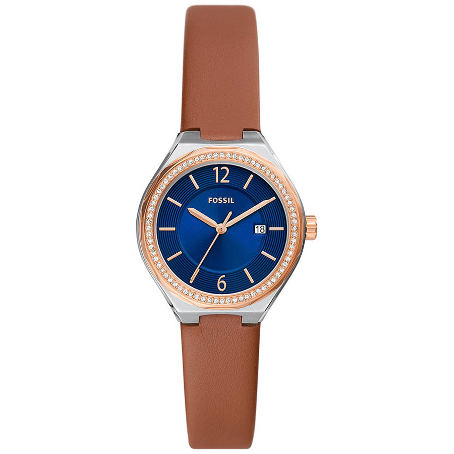 Reloj Fossil Eevie de dama banda de piel 30 mm
