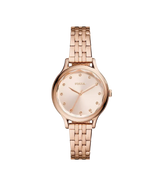 Fossil Laney Reloj Análogo para Mujer Pulsera de Metal