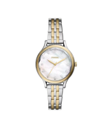 Fossil Laney Reloj Análogo para Mujer Pulsera de Metal