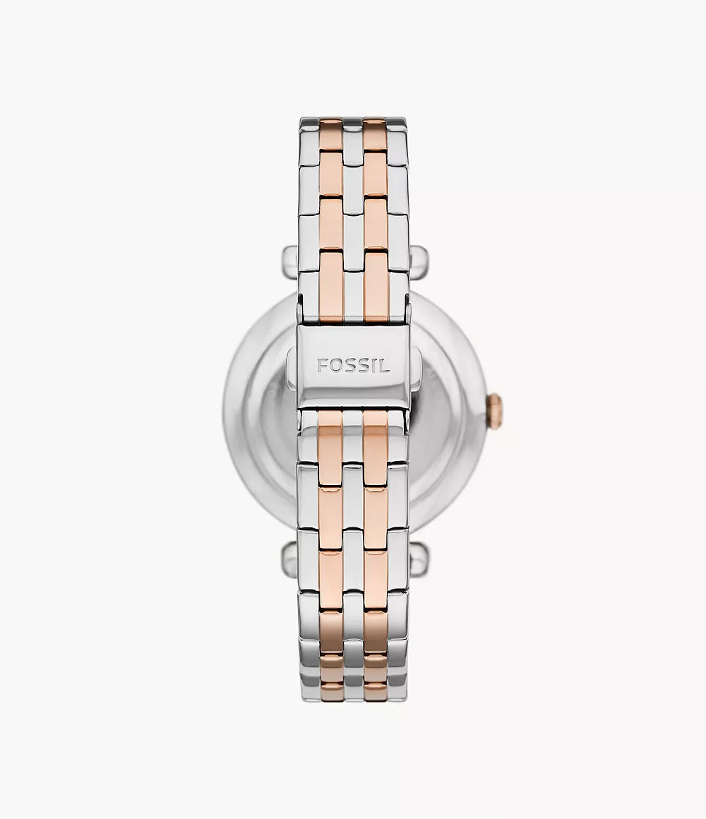 Reloj Fossil Tillie de mujer corra de metal 36 mm