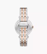 Reloj Fossil Tillie de mujer corra de metal 36 mm