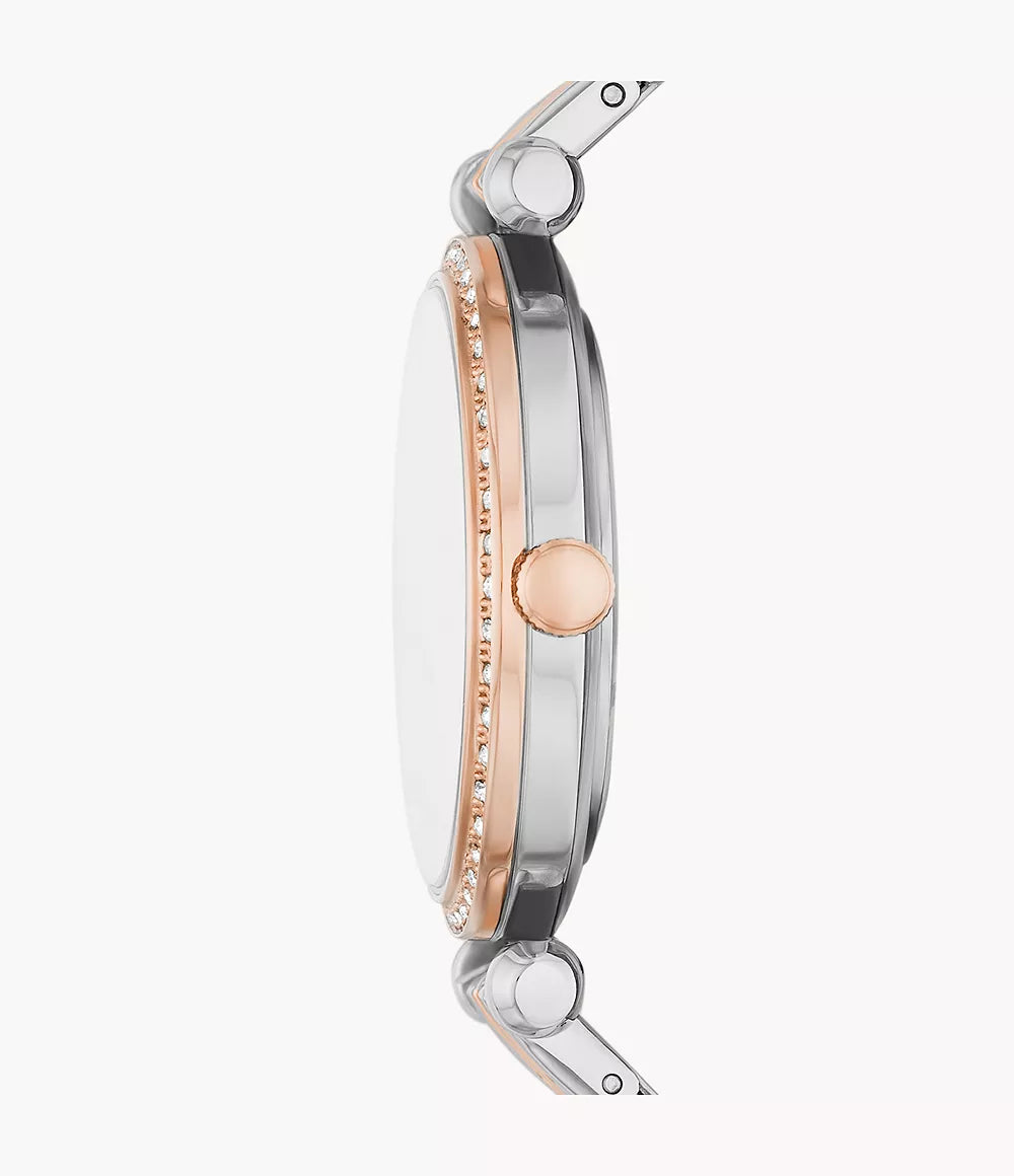 Reloj Fossil Tillie de mujer corra de metal 36 mm