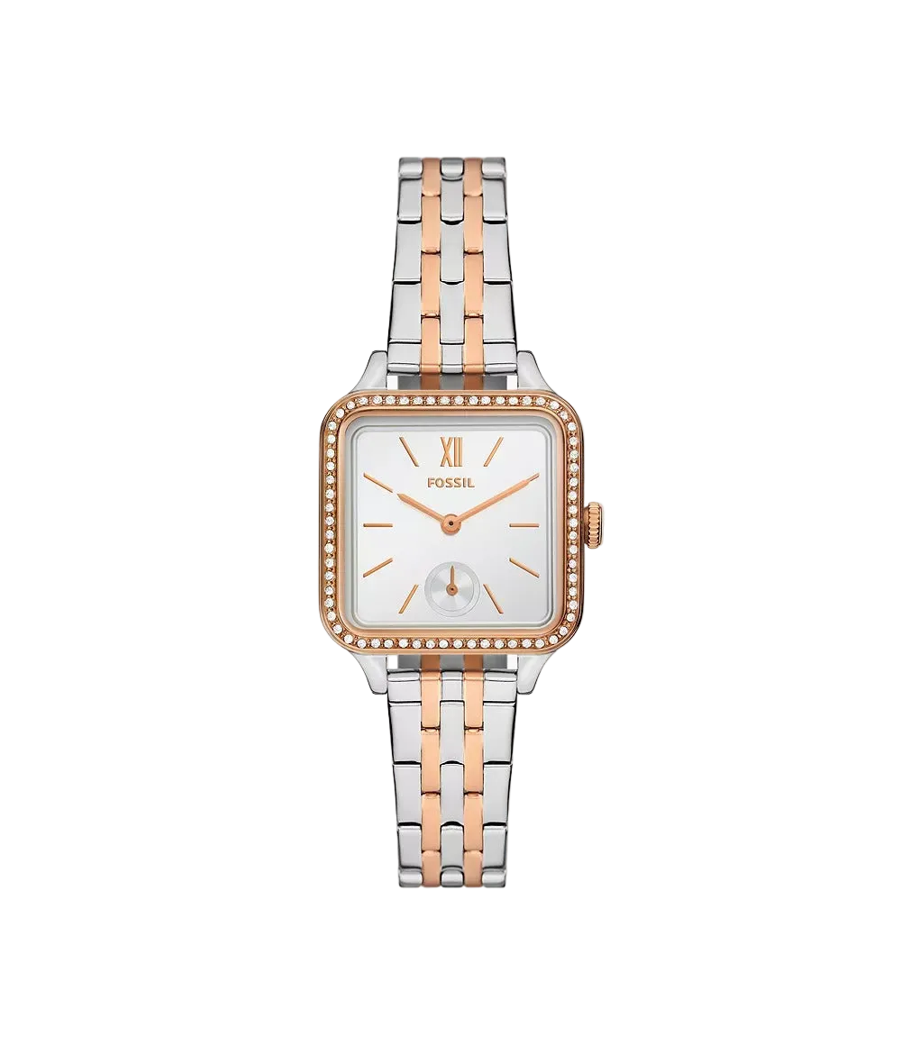 Fossil Colleen Reloj Análogo para Mujer Pulsera de Metal