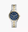 Fossil Modern Sophisticate Reloj Análogo para Mujer Pulsera de Metal
